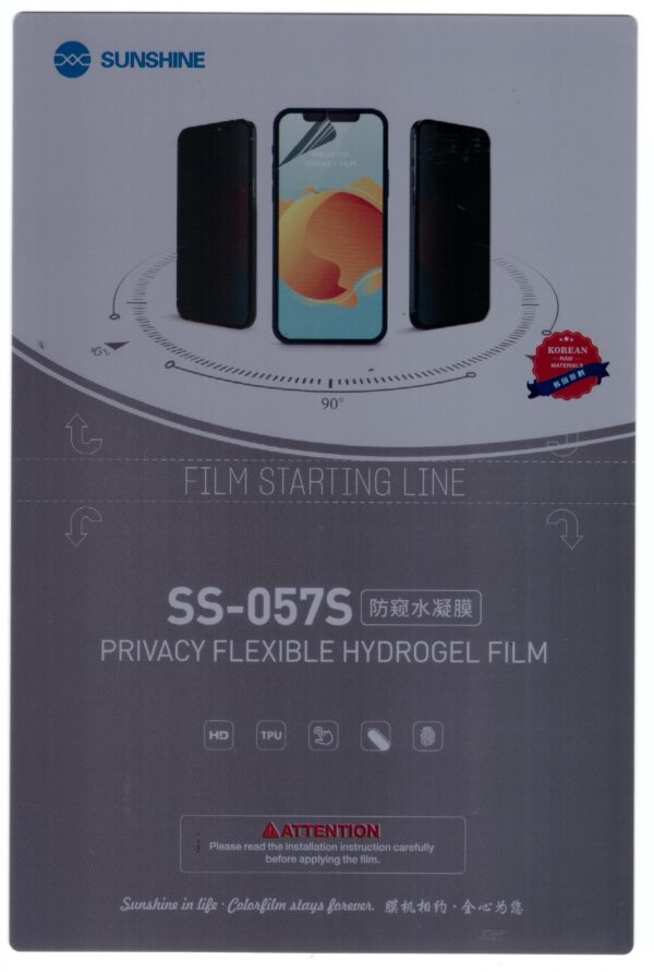 Xiaomi Poco F3 Privacy Hydrogel Screen Protector - Image 1